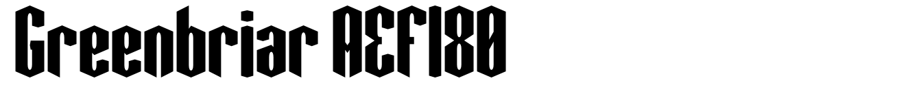 Greenbriar AEF180